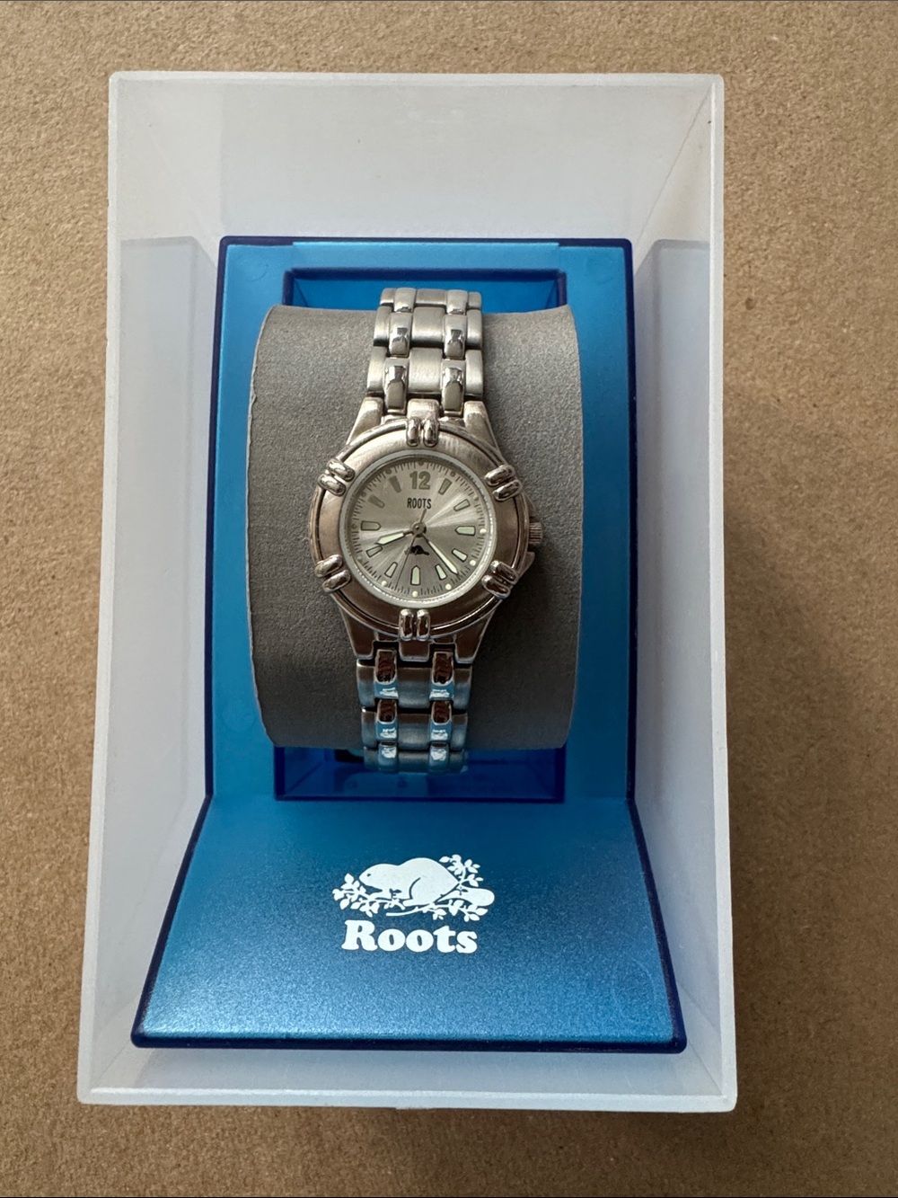 NWT Roots Stainless Steel Women’s Quartz Watch